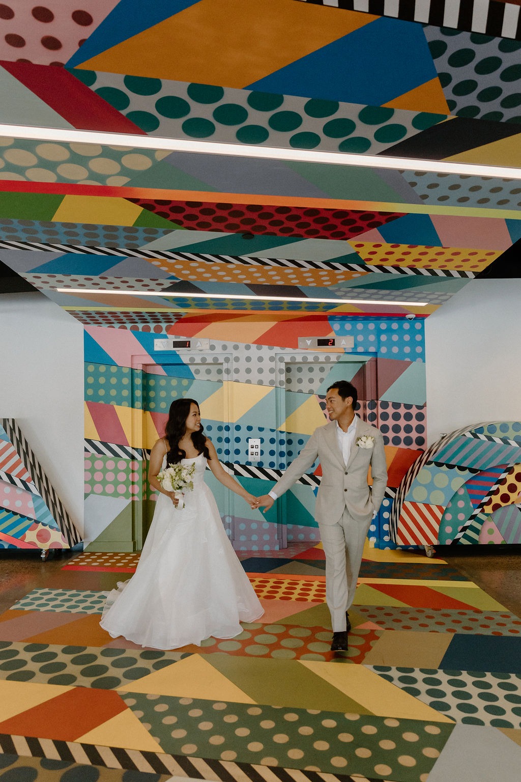 Wedding photos of newlyweds celebrating in Boston Massachusetts